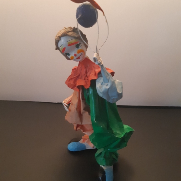 Clown papier maché ● Handmade - Picture 2 of 11